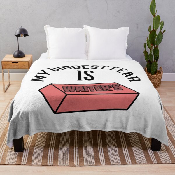 Item preview, My Biggest Fear is Writer's Block Logo designed and sold by My Hideaway Club.