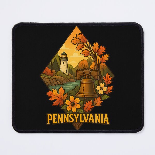 Item preview, Pennsylvania diseño artístico Campana de la Libertad designed and sold by Ahau Designs.