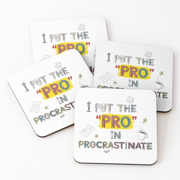 Item preview, I put the "pro" in procrastinate designed and sold by Liberty Labels.