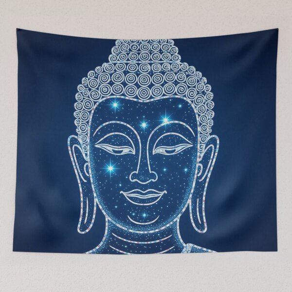 Item preview, Cosmic Buddha Head - 12 designed and sold by TantricBuddha.