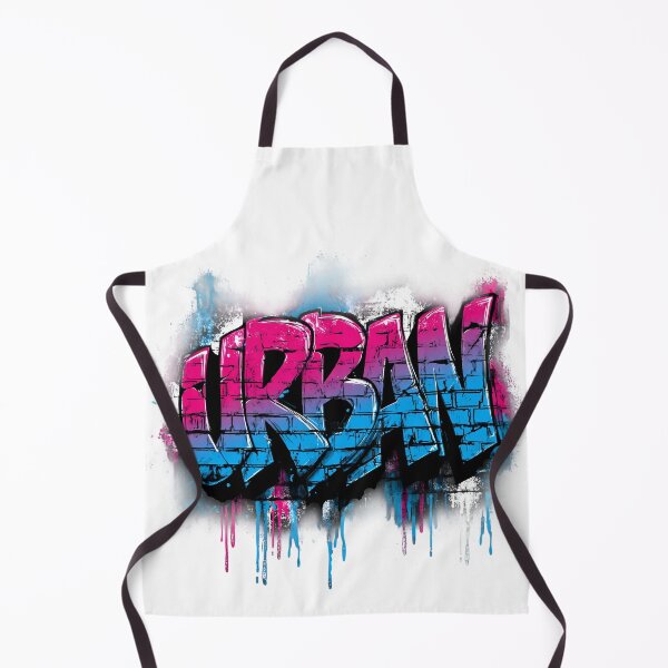 Item preview, URBAN Graffiti – Neon Blue & Pink Street Art Lettering designed and sold by Meiersbeste.