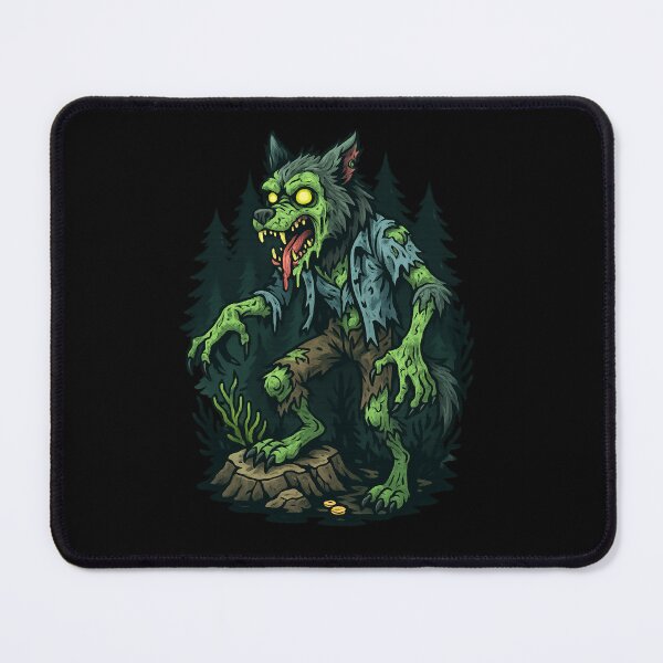 Item preview, Zombie Dogman – The Undead Howl of Horror Tee designed and sold by Taberland.