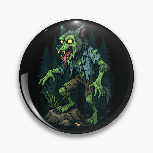 Item preview, Zombie Dogman – The Undead Howl of Horror Tee designed and sold by Taberland.