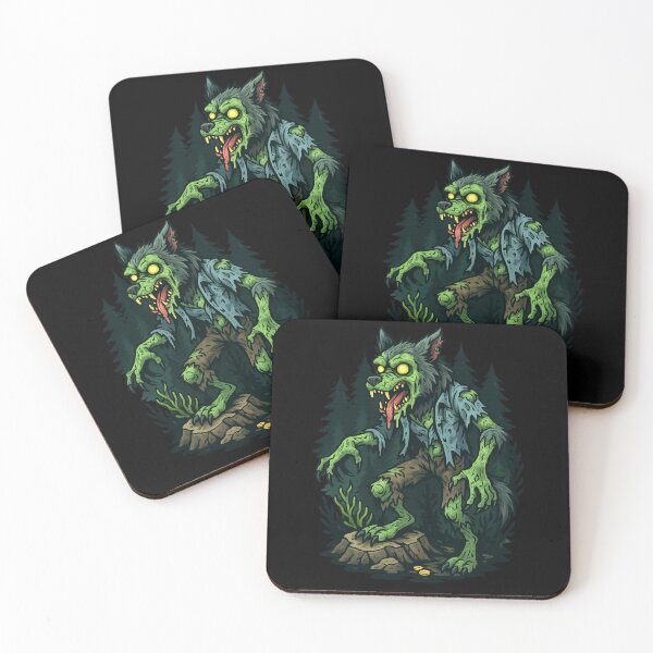 Item preview, Zombie Dogman – The Undead Howl of Horror Tee designed and sold by Taberland.