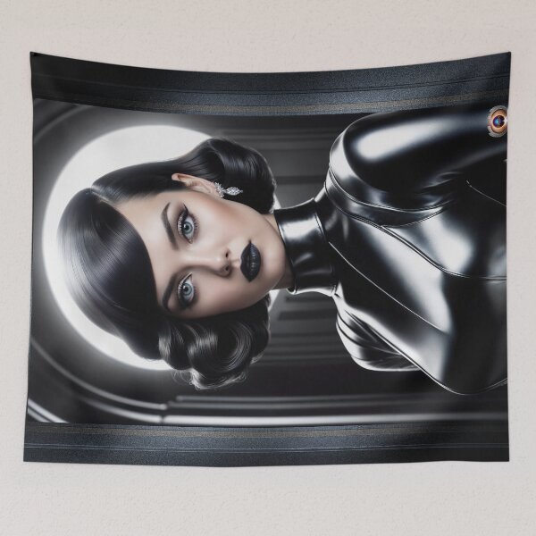 Item preview, Neo-Classical Portrait Of Trevelia An Enigmatic Beauty AI Concept Art by Xzendor7 designed and sold by Xzendor7 Digital Art Creations.