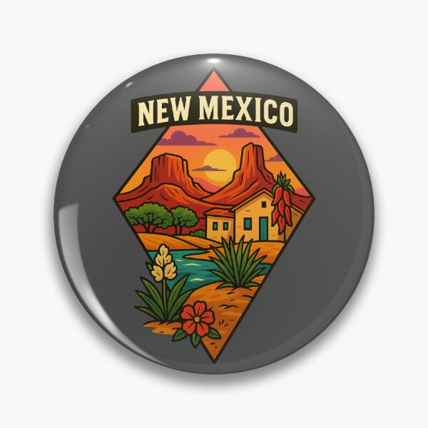 Item preview, New Mexico diseño artístico desierto y adobe designed and sold by Ahau Designs.