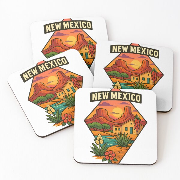 Item preview, New Mexico desert and adobe artistic design designed and sold by Ahau Designs.