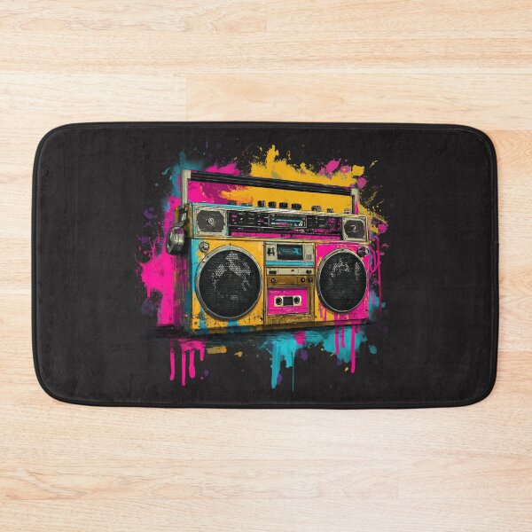 Item preview, Neon Boombox – 80s Retro Graffiti Splash designed and sold by Meiersbeste.