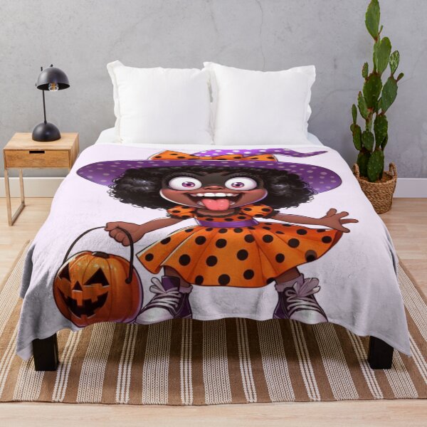 Item preview, Spooky Afro Girl Halloween Art designed and sold by Lulunza.