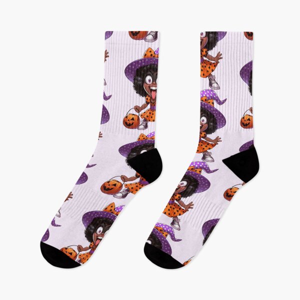 Artikelvorschau, Gruselige Afro-Mädchen-Halloween-Kunst entworfen und verkauft von Lulunza.