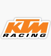 KTM Racing Sticker