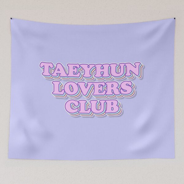 Item preview, Taehyun Lovers Club Retro Aesthetic Typography Design designed and sold by smeraldosecrets.