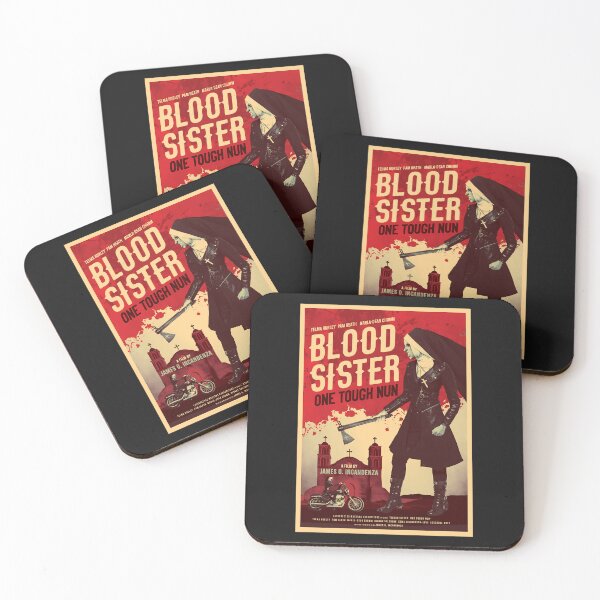 Item preview, Blood-Sister-One-Tough-Nun-Movie-Poster---Infinite-Jest---David-Foster-Wallace designed and sold by EfrenArmstrong6.