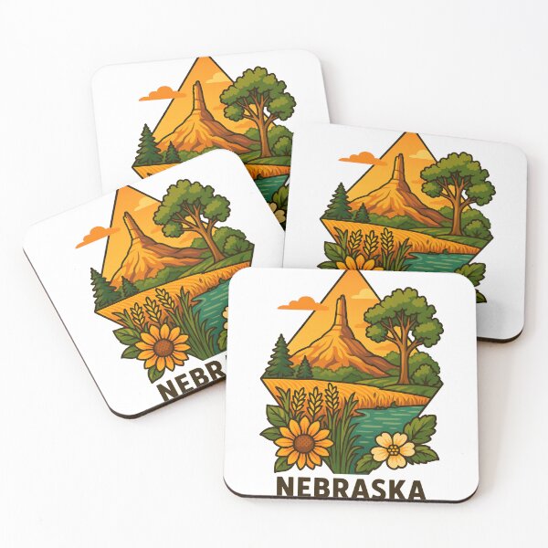 Item preview, Nebraska Prairies and Chimney Rock Art Design designed and sold by Ahau Designs.