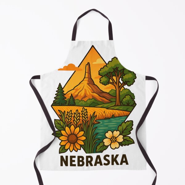 Item preview, Nebraska Prairies and Chimney Rock Art Design designed and sold by Ahau Designs.