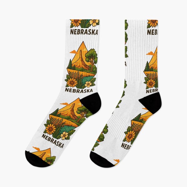 Item preview, Nebraska Prairies and Chimney Rock Art Design designed and sold by Ahau Designs.