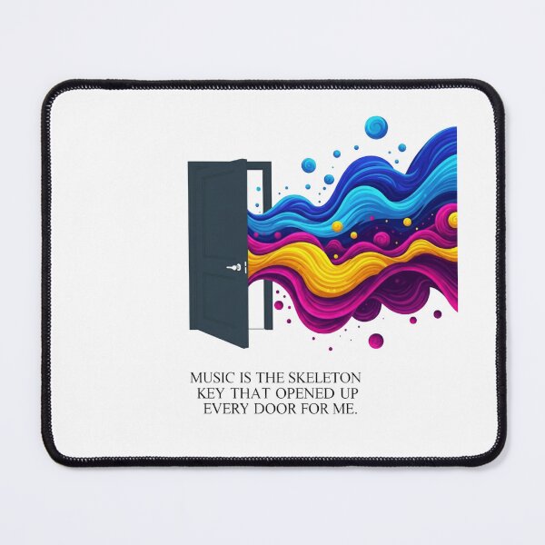Item preview, Music is the Skeleton Key Artistic Quote designed and sold by APStyles.