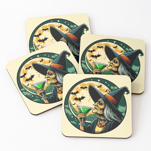 Item preview, Witch Drinking a Poison Martini designed and sold by Ghost on Toast.