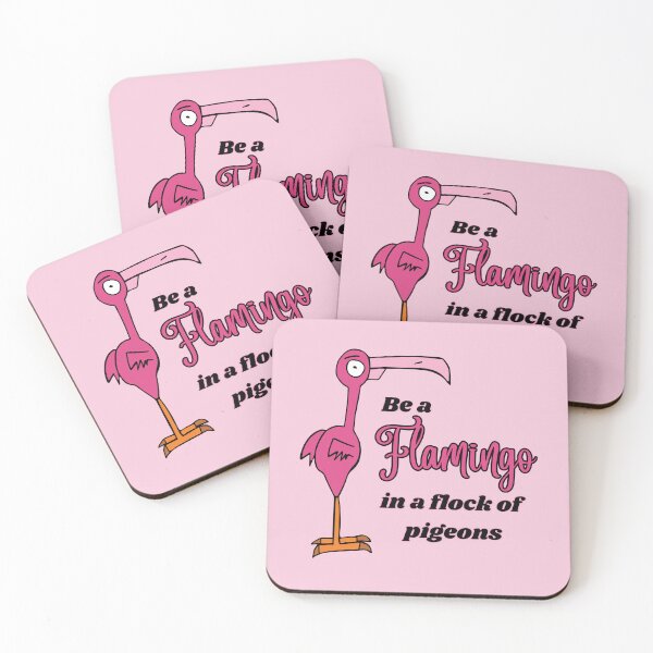 Item preview, Be a Flamingo in a Flock of Pigeons by Everything Eli designed and sold by EverythingEli.