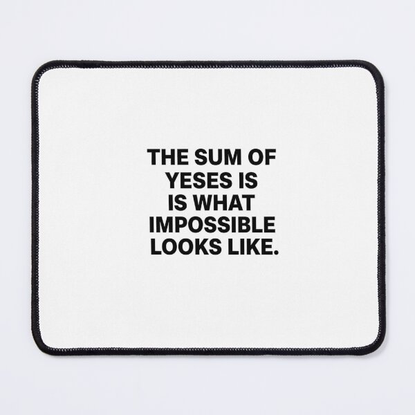 Item preview, Yes Crushes Impossible Motivational Art designed and sold by APStyles.