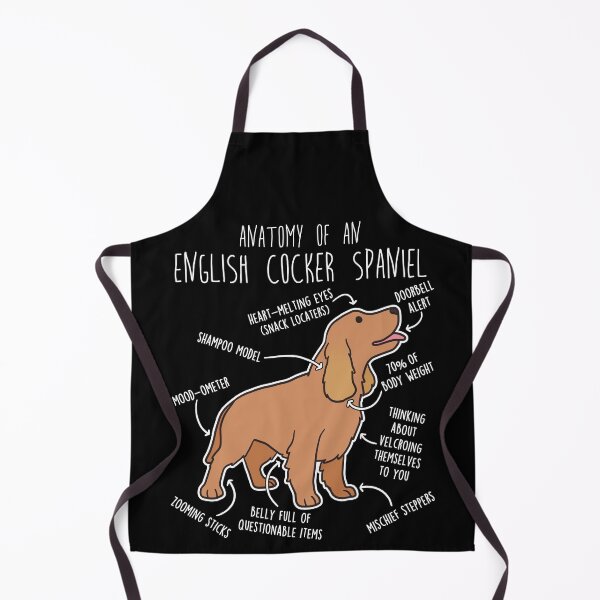 Item preview, Red English Cocker Spaniel Dog Anatomy designed and sold by Clara Hollins.