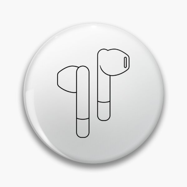 Item preview, Wireless Earbuds Headphones Line Art designed and sold by THP Creative.