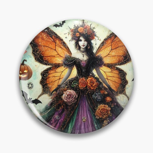 Item preview, Seraphina Noctura - Enchanted All Hallows’ Bloom designed and sold by Dream Bloom Gallery.
