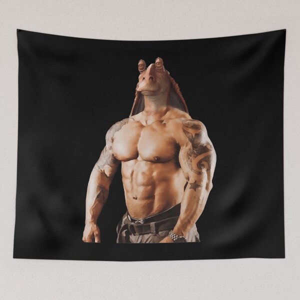 Item preview, Buffed Jar Jar  designed and sold by DannyOKeefe.