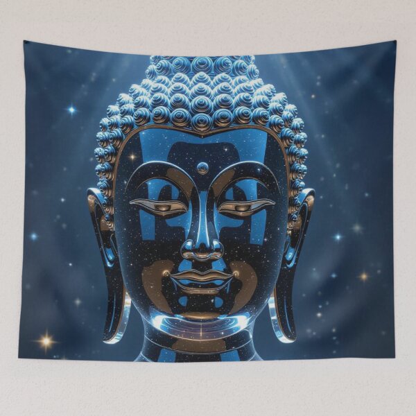 Item preview, Cosmic Buddha Head - 14 designed and sold by TantricBuddha.