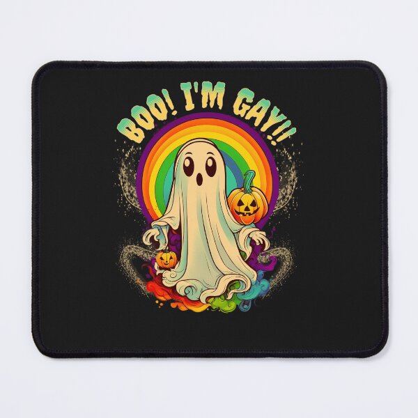 Item preview, Boo-I'm-Gay-Funny-Rainbow-Ghost-Pride-T-Shirt-(1) designed and sold by JenningOberbr9.