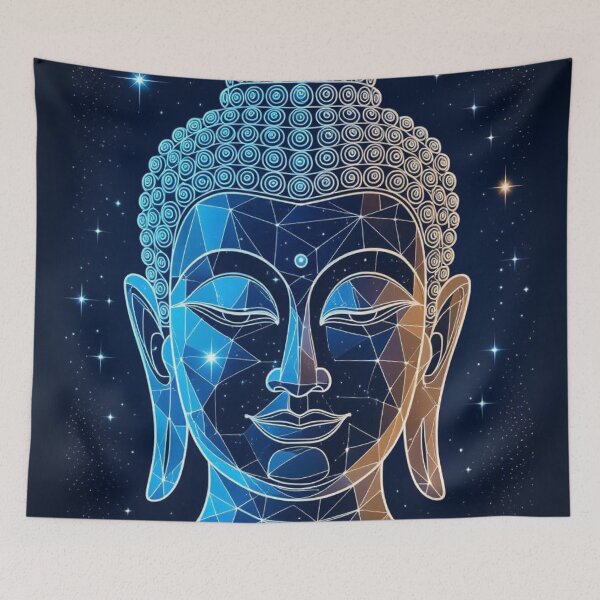 Item preview, Cosmic Buddha Head - 15 designed and sold by TantricBuddha.