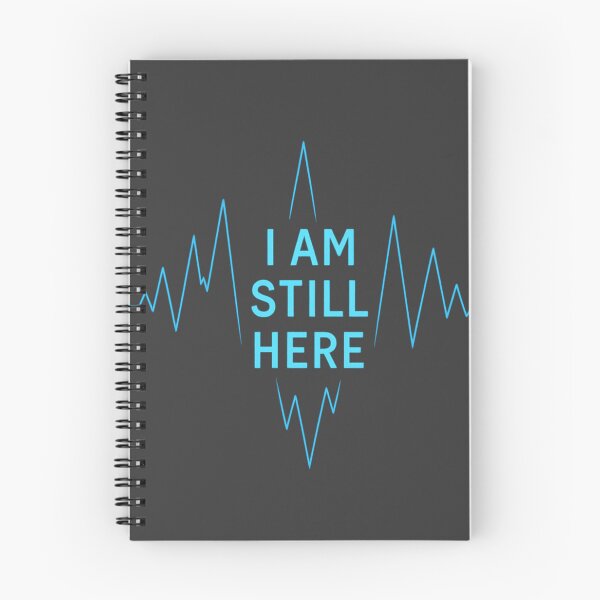 Item preview, First Signal – “I Am Still Here” Neon Waveform Sticker designed and sold by Feral Confetti.