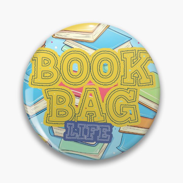 Item preview, BOOK BAG LIFE designed and sold by alegnacreates.