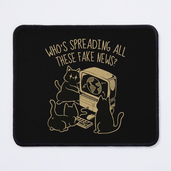Item preview, Fake News Cat by Tobe Fonseca designed and sold by Tobe Fonseca®.