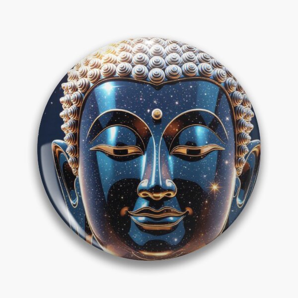 Item preview, Cosmic Buddha Head - 16 designed and sold by TantricBuddha.