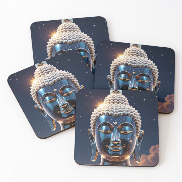 Item preview, Cosmic Buddha Head - 16 designed and sold by TantricBuddha.