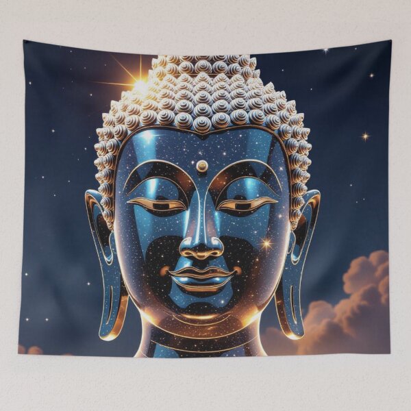 Item preview, Cosmic Buddha Head - 16 designed and sold by TantricBuddha.