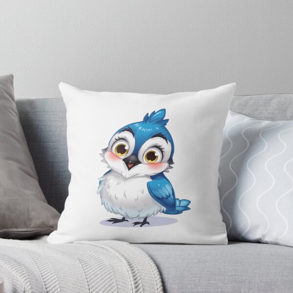 Item preview, Baby Mordecai – Cute Kawaii Blue Bird Chibi Cartoon designed and sold by Taha Art Designs.