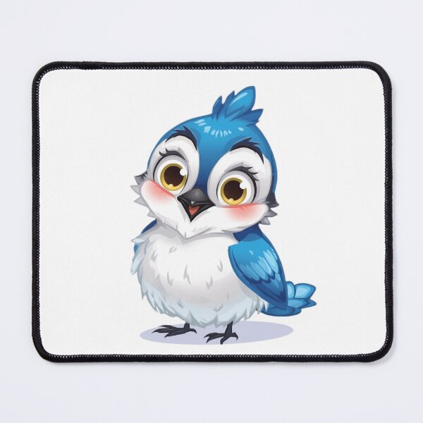 Item preview, Baby Mordecai – Cute Kawaii Blue Bird Chibi Cartoon designed and sold by Taha Art Designs.