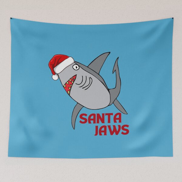Item preview, Santa Jaws Christmas Shark by Everything Eli designed and sold by EverythingEli.
