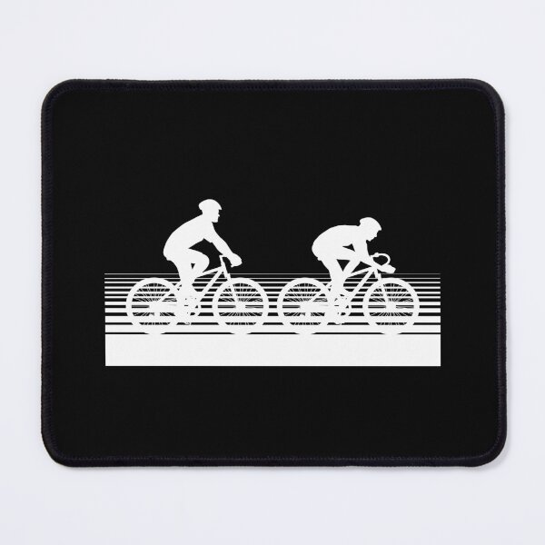 Item preview, A Silhouette Of Two Riders On Bicycles 2 designed and sold by Vector-Artist.