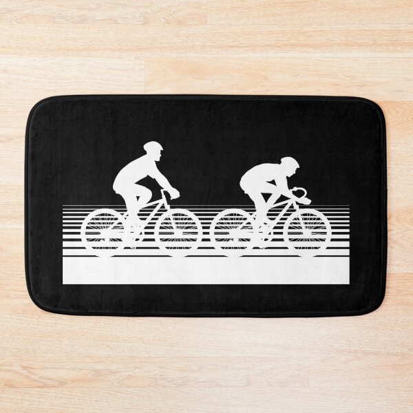 Item preview, A Silhouette Of Two Riders On Bicycles 2 designed and sold by Vector-Artist.
