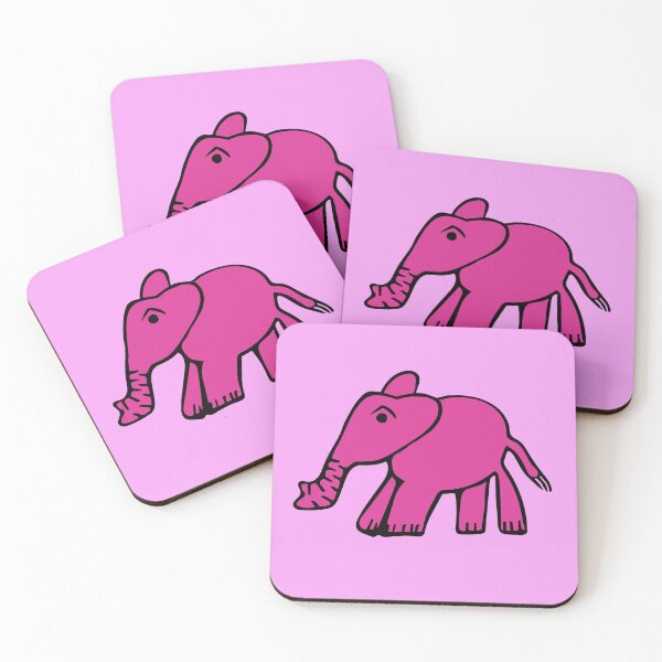 Item preview, Gerty the Purple Elephant (Purple Background) by Everything Eli designed and sold by EverythingEli.