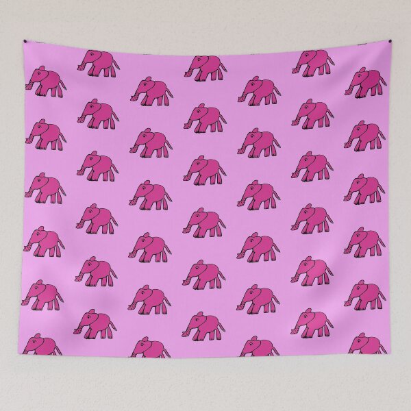 Item preview, Gerty the Purple Elephant (Purple Background) by Everything Eli designed and sold by EverythingEli.