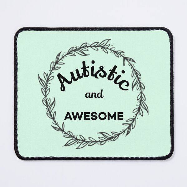 Item preview, Autistic and Awesome Bold Positive Design designed and sold by Twittlefish.