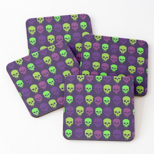 Item preview, Colorful Halloween Skulls designed and sold by Dawne's Designs.