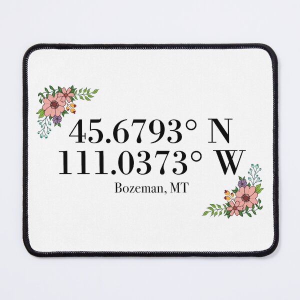 Item preview, Bozeman, MT Coordinates designed and sold by mynameisliana.