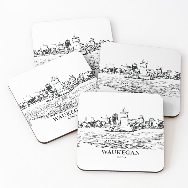 Item preview, Waukegan - Illinois designed and sold by Lakeric Cityscapes.