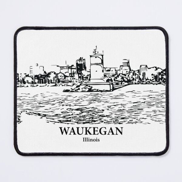 Item preview, Waukegan - Illinois designed and sold by Lakeric Cityscapes.