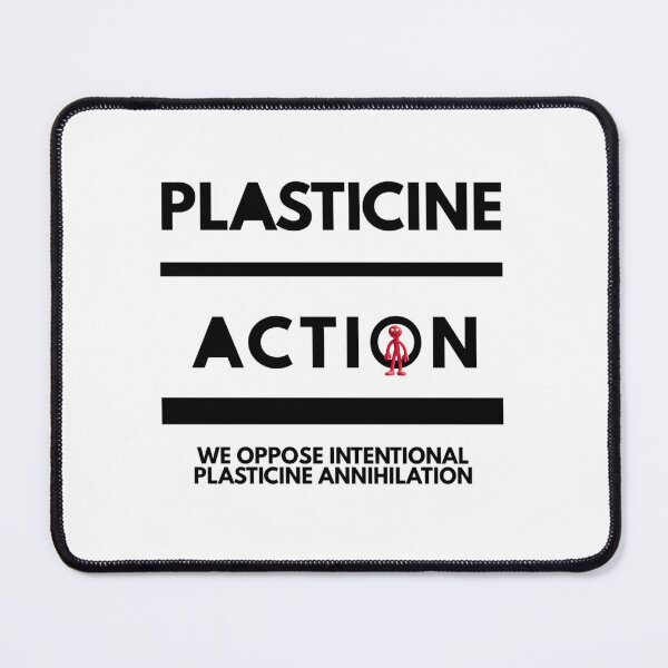 Item preview, Plasticine Action We Oppose Ai Generated Animation designed and sold by Lucyrakus88.